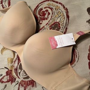 Lane Bryant Cacique Lightly Lined Balconette Bra, Cafe, 36DDD BNWT